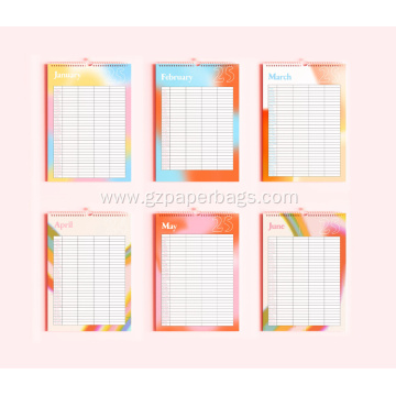 Large Family Whole Year Wall Calendar